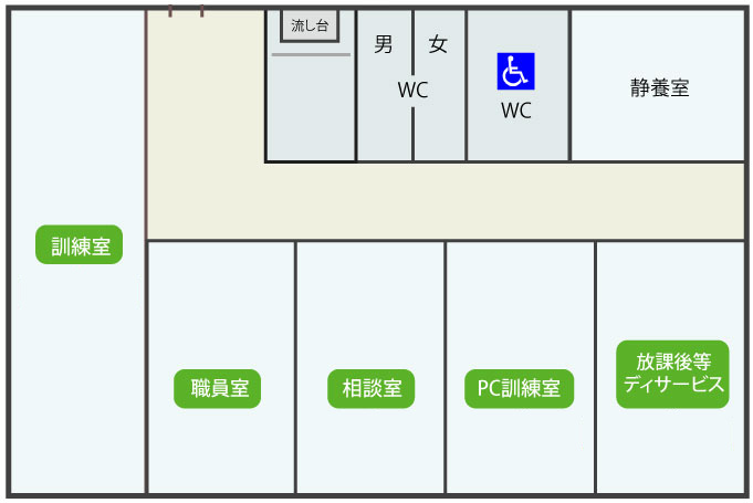 桶川事業所フロアマップ